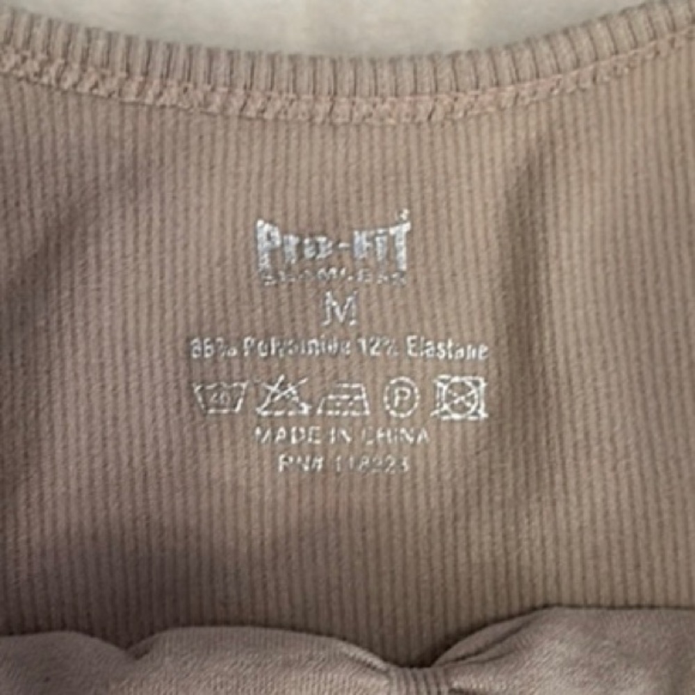 Tan Ribbed Tank Top - Picture 2 of 4